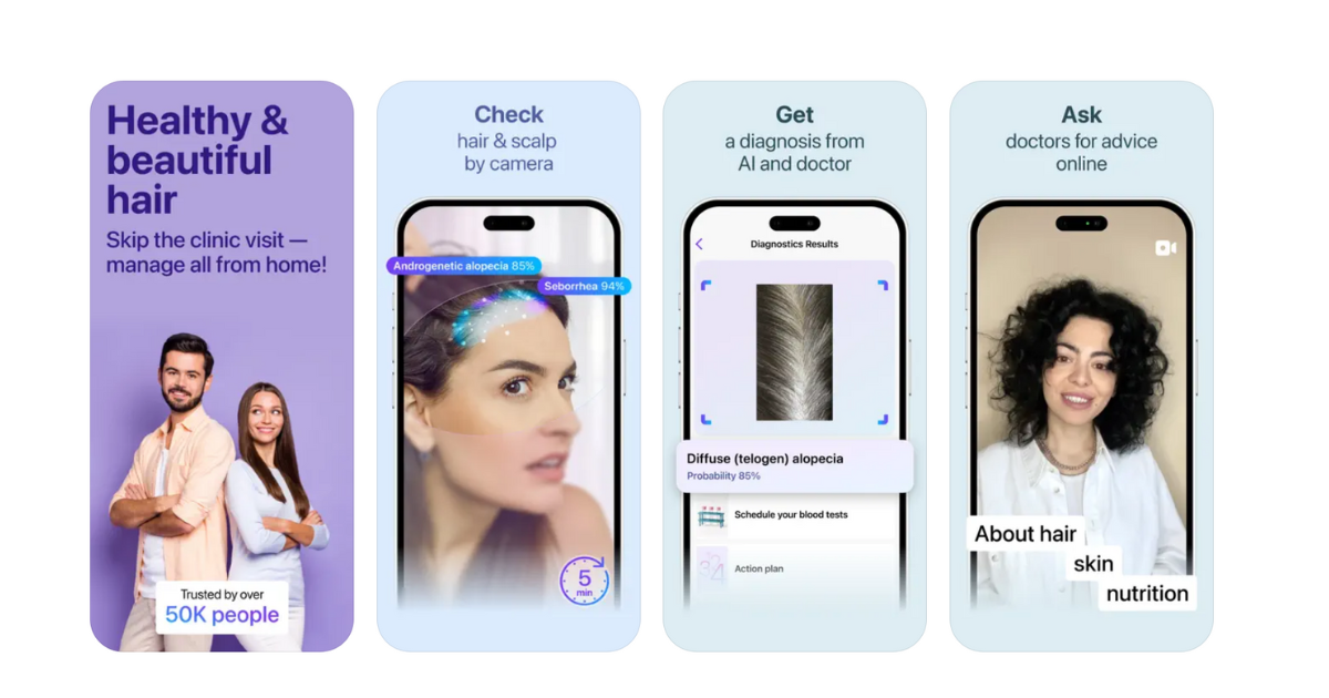 iHairium: AI-Powered App for Hair and Scalp Analysis