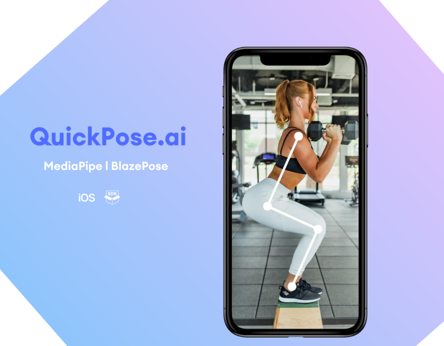 QuickPose Pose estimation iOS using MediaPipe BlazePose for fitness apps